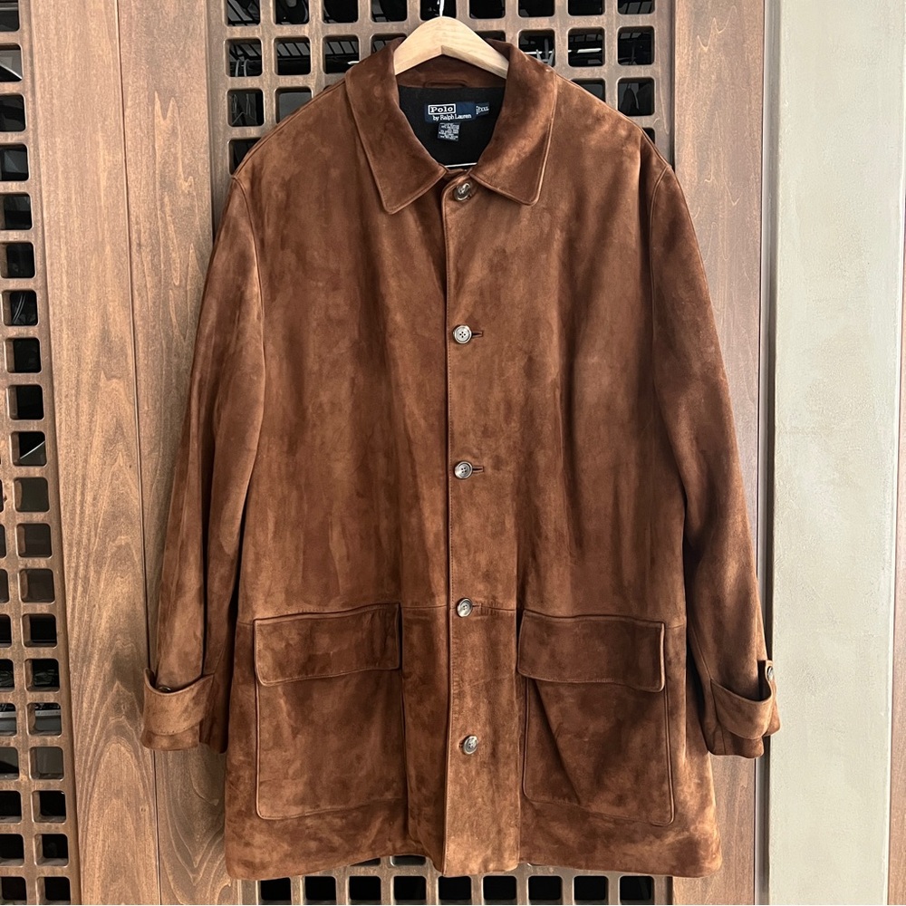 POLO RALPH LAUREN Suede Leather Men's Jacket